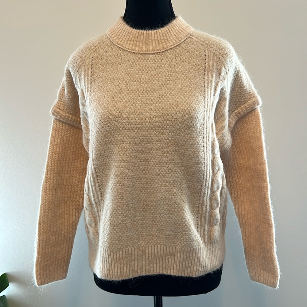 Madewell Havener alpaca blend knit sweater xs NWOT